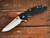 XM-18 3.5" Spanto-Stonewash-Blue Titanium Hardware-Black G10-Reserve Line