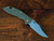 Assembly Special-XM-18 3.5" Non-Flipper Bowie-S45VN-Bead Blast Green-OD Green G10-Brass Hardware-Left Handed-Scale SIde