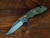 Assembly Special-XM-18 3.5" Non-Flipper Bowie-S45VN-Stonewash Blade-Battle Green-OD Green G10-Brass Hardware-Left Handed-Lockside 
