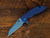 XM-18 3.5" Fatty Wharncliffe-S45VN-Working Finish Blade-Purple/Blue Ano-Purple G10-Blue Ti Hardware