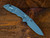 Assembly Special-XM-18 3.5- Non-Flipper Slicer-Flat Ground-S45VN-Working Finish Blade-Stonewash-Grey G10-Working Finish Stainless Steel Hardware-Lockside