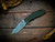 Assembly Special-XM-18 3" Harpoon Tanto-S45VN-Stonewash Blade-Battle Green-OD Green/Black G10-Titanium Bronze Hardware-Scale Side