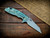 Assembly Special-XM-18 3.5" Fatty Wharncliffe-S45VN-Working Finish Blade-Bead Blast Blue/Green-Grey G10-Bead Blast Green Titanium Hardware-Lockside