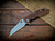 Assembly Special-XM-18 3.5" Fatty Wharncliffe-S45VN-Battle Purple-Textured Walnut-Scale Side