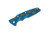 Eklipse 3.5"Titanium Scale-Milled "Tracks" Smooth-Stonewash Blue/Bronze