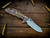 Assembly Special-XM-18 3.5"-S45VN-Skinner-Battle Purple/Rose Gold-Smooth Burgundy Micarta-Rose Gold Titanium Hardware-Lockside