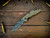 XM-18 3" Harpoon Tanto-S45VN-BPU950-Smooth OD Green Micarta-Scale Side