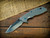 XM-18 3.5" Harpoon Spanto-S45VN-Stonewash Full Texture Ti-Light Blue Ti Hardware