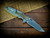 Eklipse-S45VN-Harpoon Spanto-Stonewash Blade-Bead Blast Blue-Yellow G10-Bronze Ti hardware