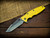 Eklipse-S45VN-Harpoon Spanto-Stonewash Blade-Special Ano-Yellow G10