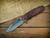 Eklipse-S45VN-Harpoon Spanto-Stonewash Special Ano-Smooth Burgundy Micarta-Bronze Ti hardware