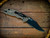 XM-18 3.5"-Non Flipper-Bowie-Battle Black Blade-Bead Blast Bronze-Smooth Natural Micarta-Bronze Ti Hardware