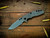 Assembly Special-XM-18 3.5" Spanto-S45VN-Full Textured Titanium Battle Finish-Double Anodized Milled Horsehead-Black Nitride Hardware-Scale Side