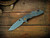 Assembly Special-XM-18 3.5" Spanto-S45VN-Full Textured Ti Battle Finish-Double Anodized Milled Horsehead-Brass Hardware-Scale Side