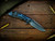 XM-18 3.5" Spanto-S45VN-Stonewash Blade-Battle Black-Blue/Black G10-Blue Ti Hardware/TS