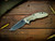 Assembly Special-XM-18 3.5" Spanto-S45VN-Stonewash Light Green/Blue-Smooth OD Green Micarta-Light Blue/Green Titanium Hardware/TS-Scale Side