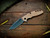 XM-18 3.5" Spanto-S45VN-Stonewash Purple/Blue-Textured Natural Micarta-Black Nitride Hardware/TI TS
