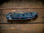 Assembly Special-XM-18 3.5" Spanto-S45VN-Full Ti Stonewash Blue-Milled Stars and Stripes-Blue Titanium Hardware/TS/Red Aluminum Standoffs-Backspacer