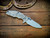 Assembly Special-Jurassic-Slicer Hollow Ground-Magnacut-Bead Blast-Grey G10-Blue Titanium Hardware/TS-Lockside