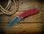 XM-18 3.5" Skinny Slicer-Hollow Ground-Magnacut-Stonewash Blue-Red G10