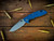 XM-18 3.5" Skinny Slicer-Hollow Ground-Magnacut-Working Finish-Blue Black G10