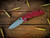 XM-18 3.5" Skinny Slicer-Hollow Ground-Magnacut-Battle Bronze-Red G10