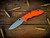 XM-18 3.5" Skinny Slicer-Hollow Ground-Magnacut-Battle Green-Orange G10