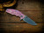 Assembly Special-Jurassic-Slicer Hollow Ground-Magnacut-Stonewash Rose Gold-Blue G10-Blue Titanium Hardware-Lockside