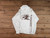 Hinderer Hoodie Sand with Brown Text - Back