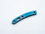 3.5" XM-18 Titanium Backspacer - Stonewash Blue