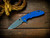XM-18 3" Spanto-20CV-Working Finish-Blue G10