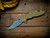Assembly Special-XM-18 3.5" Aggressor-Magnacut-Battle Bronze-Smooth OD Green G10-Brass Hardware-Scale Side