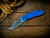 XM-18 3.5" Aggressor-Magnacut-Stonewash Blue-Blue G10