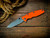 Eklipse 3.5" Skinny Slicer-Hollow Ground-Magnacut-Battle Green-Orange G10