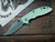 XM-18 3.5" Aggressor-Magnacut-Working Finish-Translucent Green g10