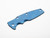 Eklipse 3.5" Skinny-Titanium Scale-Textured-Stonewash Blue