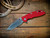 XM-18 3.5" Skinny Harpoon Spanto-Magnacut-Stonewash Blade-Stonewash DLC-Red G10