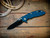 XM-18 3.5" Skinny Slicer-Hollow Ground-Magnacut-Stonewash DLC-Blue Black G10