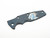 Eklipse 3.5" Skinny Titanium Scale-Milled Horse Head Logo-Battle Blue-Silver Blue