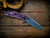 Assembly Special-XM-18 3.5" Spanto-20CV-Stonewash Purple-White G10-Black Nitride/Purple Aluminum Standoffs-Lockside
