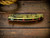 Assembly Special-XM-18 3.5" Spanto-20CV-Stonewash Gold-Red G10-Brass/Red Aluminum Standoffs-Backspacer