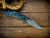 XM-18 3.5" Aggressor-Magnacut-Battle Blue-White G10-Black Nitride Hardware