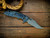 Assembly Special-XM-18 3.5" Aggressor-Magnacut-Battle Blue-Smooth Black G10-Bronze Titanium Hardware-Lockside