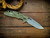 Assembly Special-XM-18 3.5" Spanto-20CV-Bead Blast Green-Wood/Resin-Bronze Titanium/Brass Standoffs Hardware-Lockside