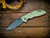 Assembly Special-XM-18 3.5" Spanto-20CV-Battle Purple-Translucent Green G10-Brass Hardware-Scale Side