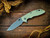 XM-18 3.5" Spanto-20CV-Battle Purple-Translucent Green G10