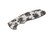 3.5" XM18-Skinny Titanium Scale-Textured-Chaos Horsehead Deep Laser-Stonewash