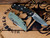 CAT-XM-18 3.5" Spanto-20CV-Stonewash DLC-Stonewash Two Tone Blade-Smooth G10