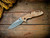Assembly Special-XM-18 3.5"-20CV-Slicer-Hollow Ground-Working Finish Two Tone-Stonewash Bronze-Smooth Natural Micarta-Battle Bronze Hardware-Scale Side