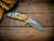 Assembly Special-XM-18 3.5"-20CV-Slicer-Hollow Ground-Working Finish Two Tone-Special Anodized-Smooth Natural Micarta-Battle Blue Titanium Hardware-Lockside